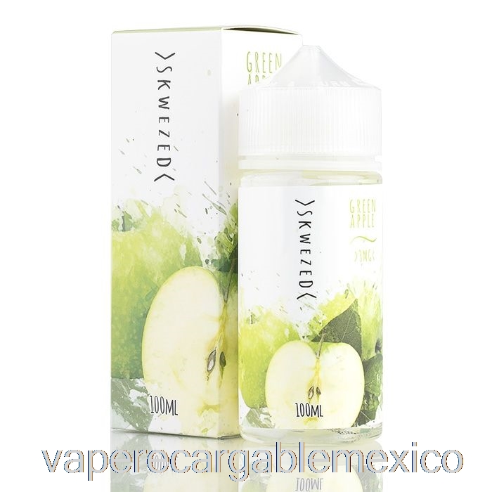 Vape Recargable Manzana Verde - E-líquido Sesgado - 100ml 6mg
